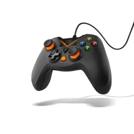 Krom Gamepad Key NXKROMKEY Negro USB Analógico/Digital con Motores de Vibración Duales y Botones Retroiluminados Krom Gamepad Key NXKROMKEY Negro USB Analógico/Digital con Motores de Vibración Duales y Botones Retroiluminados